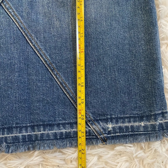 Vintage Abercrombie & Fitch Y2K Midi Denim Skirt - Picture 5 of 7